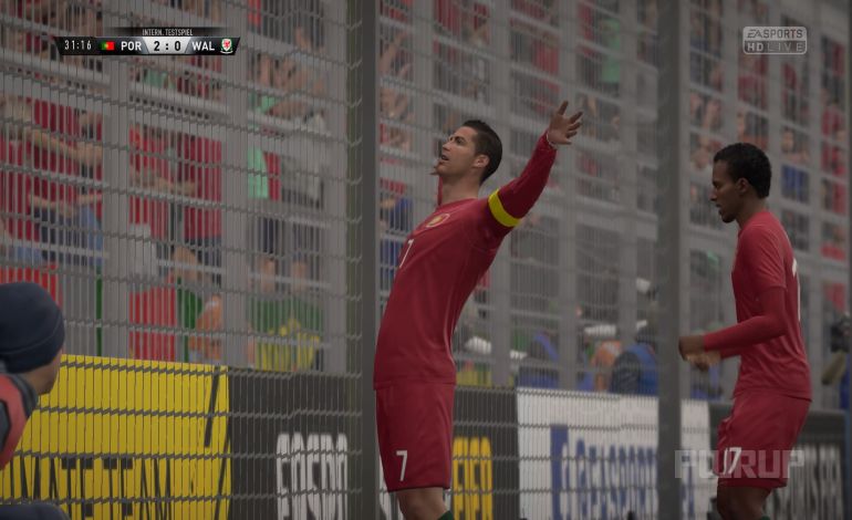 FIFA 17 Anstoß 2:0 POR : WAL, 1. HZ