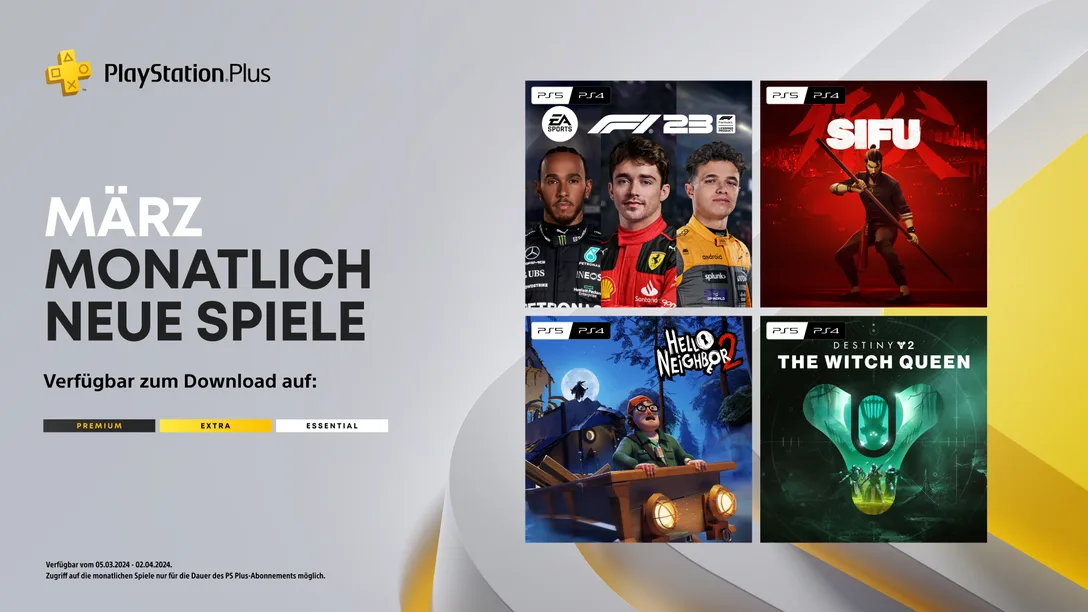 Die monatlichen PlayStation Plus-Titel im März für PS4 und PS5